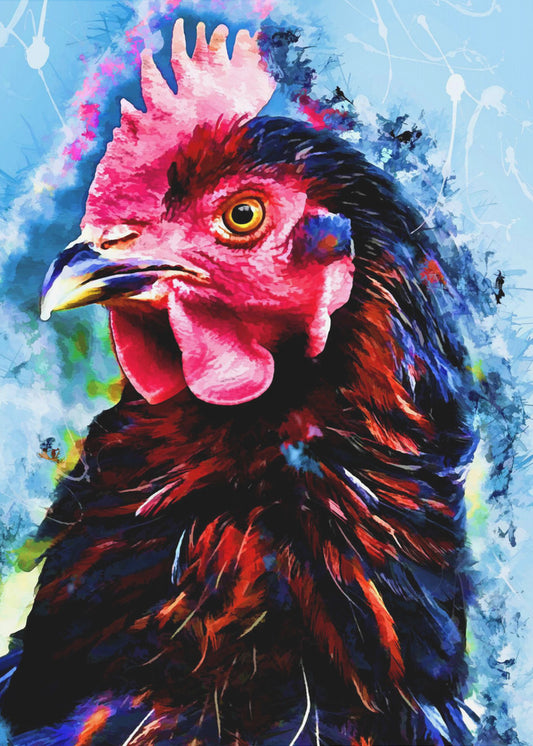 Djurtupp akvarell djurkonst | Poster