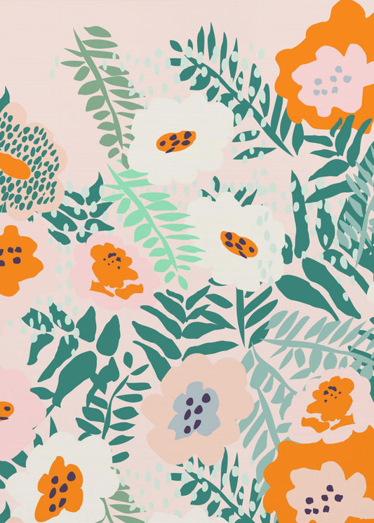 Botanical dopamine flowers | Poster