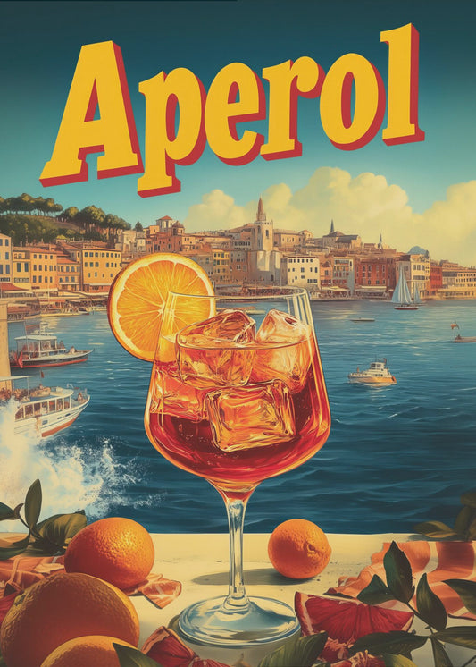 Aperol Vintage -mainos | Julisteet - Taidevedokset