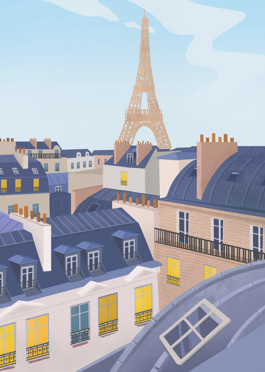 Dächer von Paris | Leinwand-Bilder