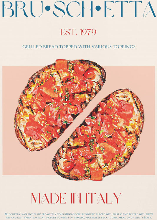 Smakrik Bruschetta | Poster