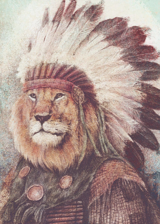 Majestätiskt lejon | Canvas