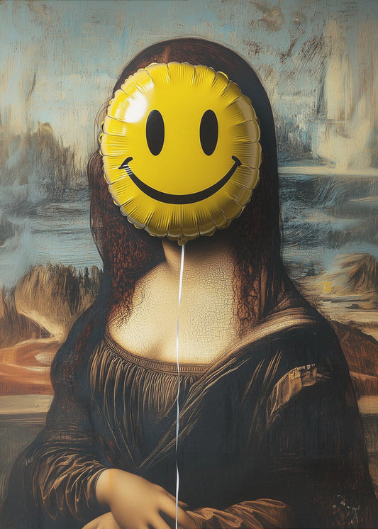 Parodi på Mona Lisa | Canvastavla