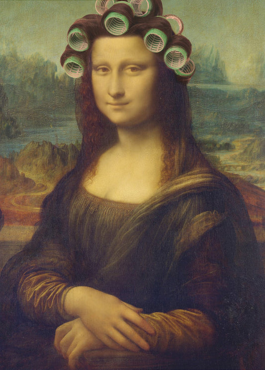 Mona Lisa - den lockiga flickutgåvan | Poster