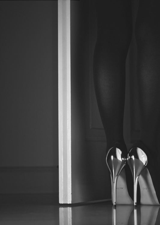 black + white + door | Canvas