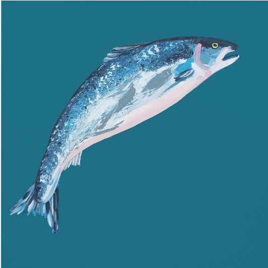 Leaping Salmon | Poster