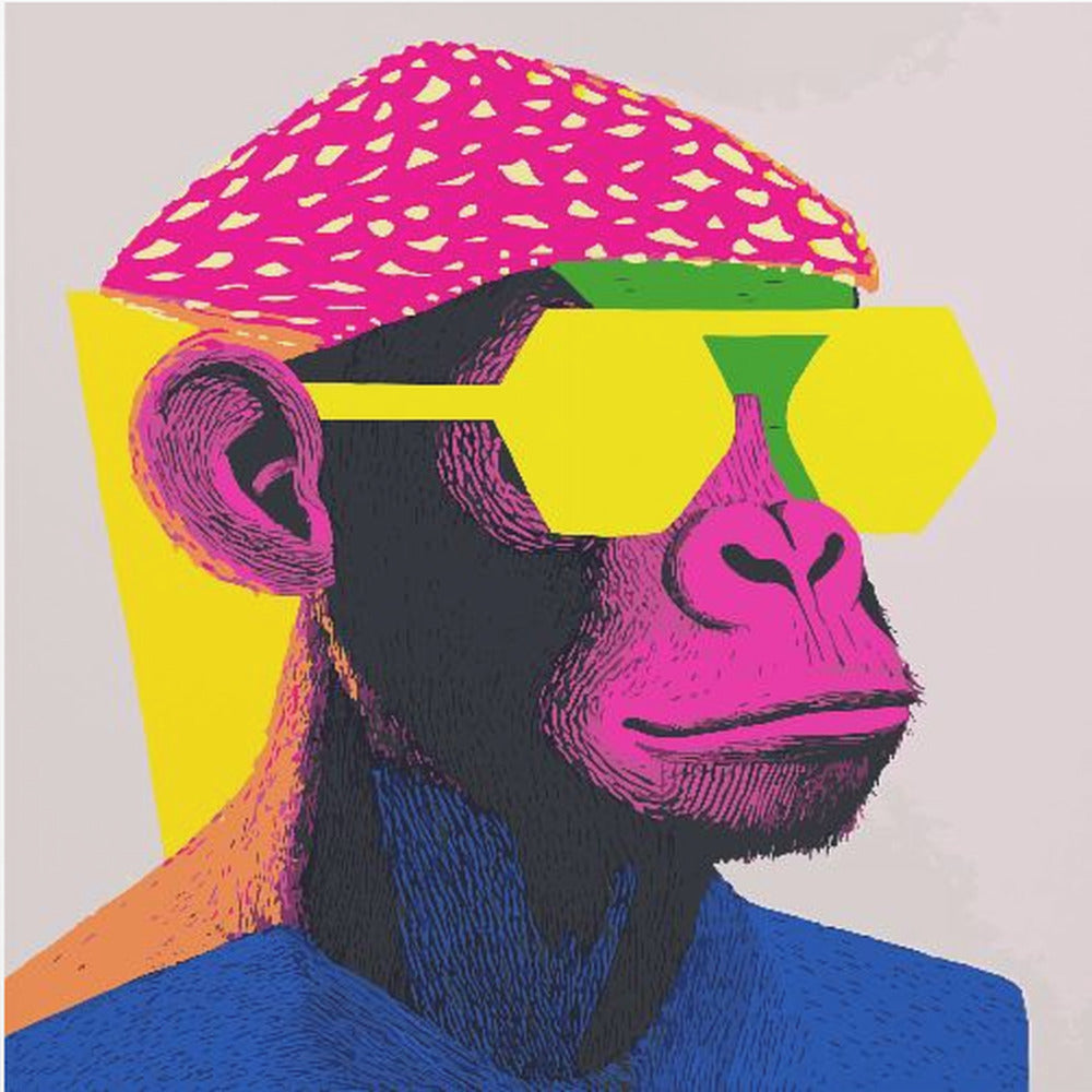 Singe cool | Tableaux sur Toile