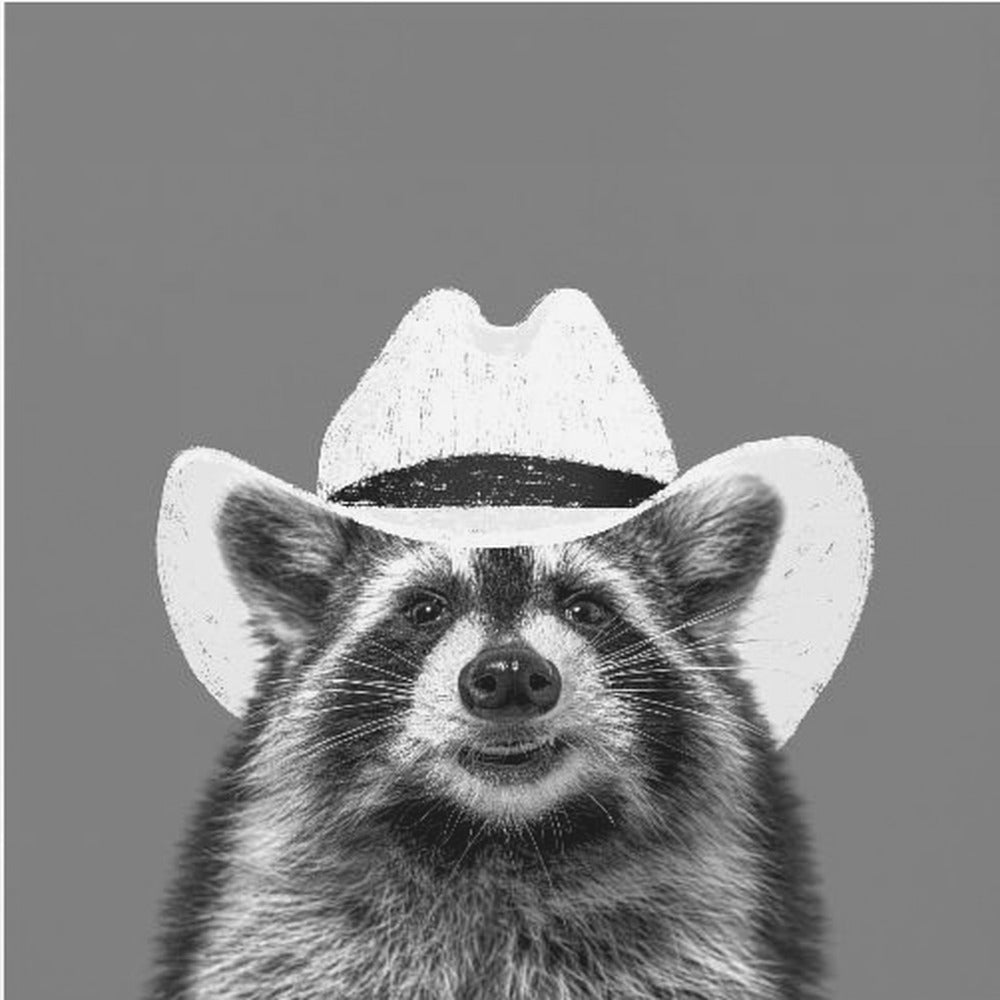 Wyatt Cowboy-tvättbjörnen | Canvas